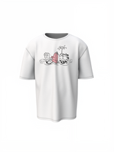 Pink Garfield Oversized T-Shirts